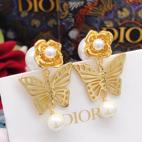 Wholesale Christian Dior Earrings For Women #1238945 $29.00 USD, Wholesale Quality Replica Christian Dior Earrings