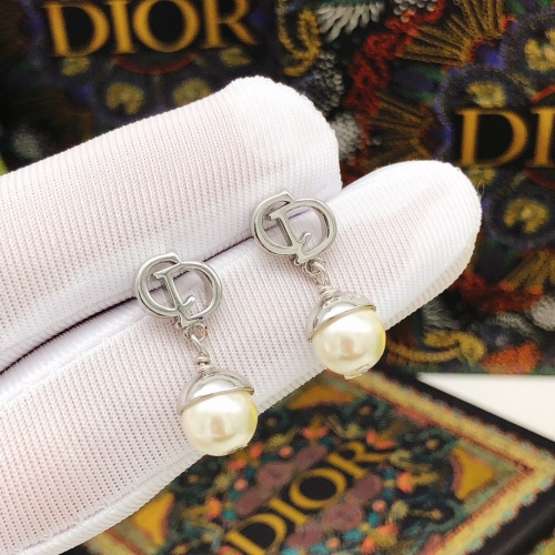 Replica Christian Dior Earrings For Women #1238962 $27.00 USD for Wholesale