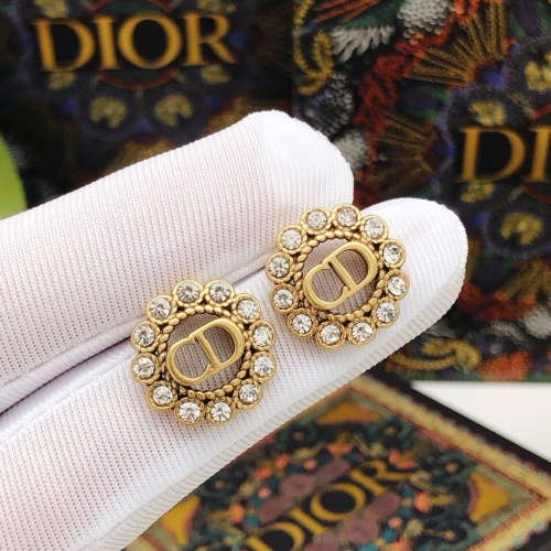 Replica Christian Dior Earrings For Women #1238963 $27.00 USD for Wholesale