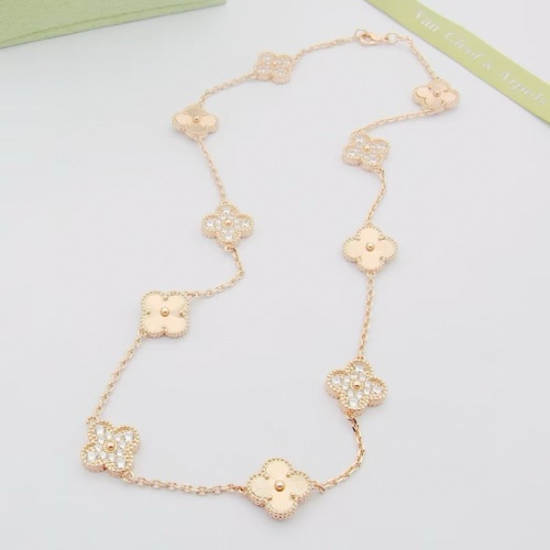 Wholesale Van Cleef &amp; Arpels Necklaces For Women #1239018 $42.00 USD, Wholesale Quality Replica Van Cleef &amp; Arpels Necklaces