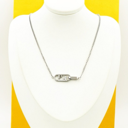 Replica Fendi Necklaces #1239073 $27.00 USD for Wholesale