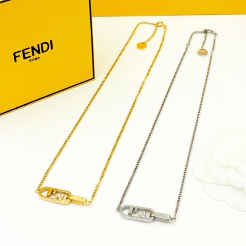 Replica Fendi Necklaces #1239074 $27.00 USD for Wholesale