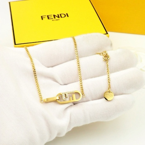 Replica Fendi Necklaces #1239074 $27.00 USD for Wholesale