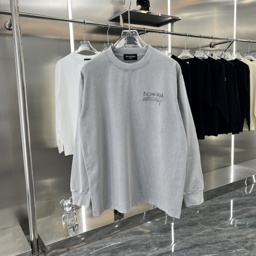 Wholesale Balenciaga T-Shirts Long Sleeved For Unisex #1239082 $45.00 USD, Wholesale Quality Replica Balenciaga T-Shirts