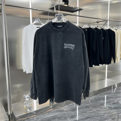 Wholesale Balenciaga T-Shirts Long Sleeved For Unisex #1239083 $45.00 USD, Wholesale Quality Replica Balenciaga T-Shirts