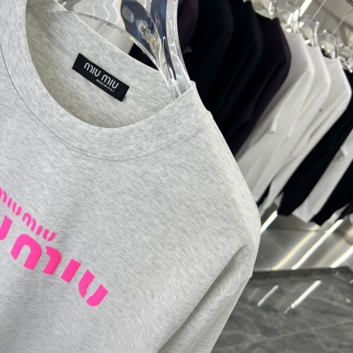 Replica MIU MIU T-Shirts Long Sleeved For Unisex #1239111 $42.00 USD for Wholesale