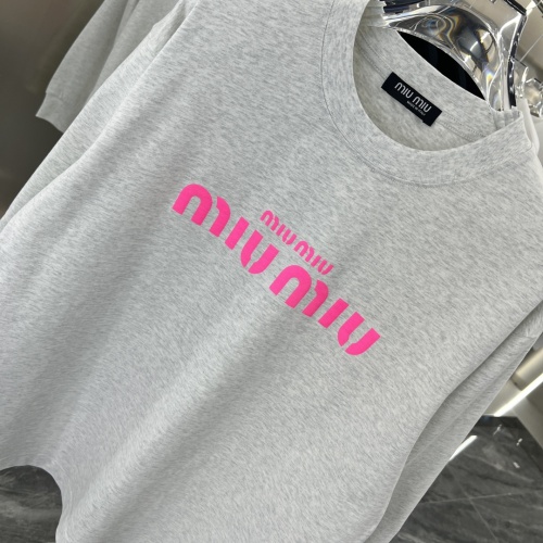 Replica MIU MIU T-Shirts Long Sleeved For Unisex #1239111 $42.00 USD for Wholesale