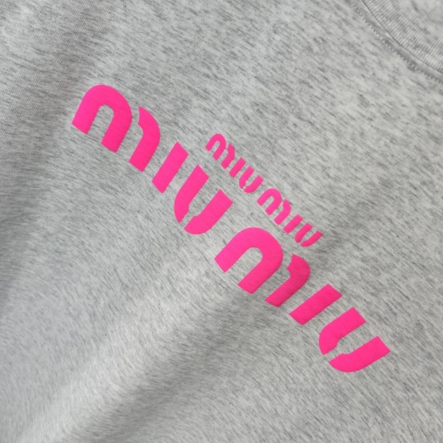 Replica MIU MIU T-Shirts Long Sleeved For Unisex #1239111 $42.00 USD for Wholesale