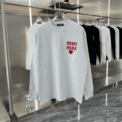 Wholesale MIU MIU T-Shirts Long Sleeved For Unisex #1239114 $42.00 USD, Wholesale Quality Replica MIU MIU T-Shirts