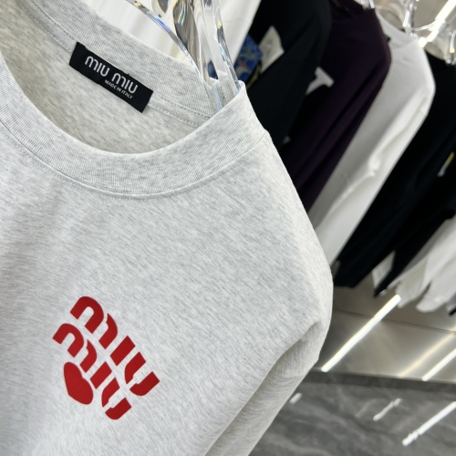 Replica MIU MIU T-Shirts Long Sleeved For Unisex #1239114 $42.00 USD for Wholesale