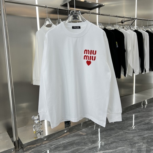 Wholesale MIU MIU T-Shirts Long Sleeved For Unisex #1239115 $42.00 USD, Wholesale Quality Replica MIU MIU T-Shirts