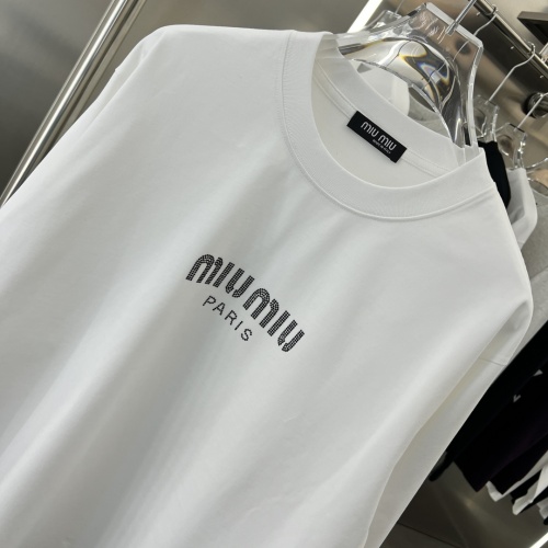 Replica MIU MIU T-Shirts Long Sleeved For Unisex #1239118 $42.00 USD for Wholesale