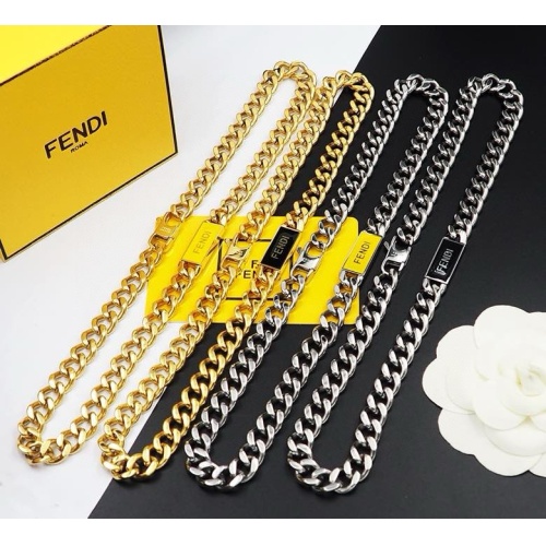 Replica Fendi Necklaces #1239150 $29.00 USD for Wholesale