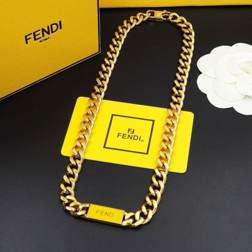 Wholesale Fendi Necklaces #1239151 $29.00 USD, Wholesale Quality Replica Fendi Necklaces