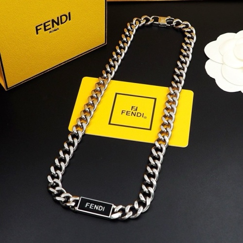 Wholesale Fendi Necklaces #1239152 $29.00 USD, Wholesale Quality Replica Fendi Necklaces