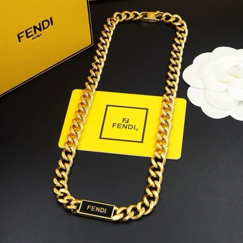 Wholesale Fendi Necklaces #1239153 $29.00 USD, Wholesale Quality Replica Fendi Necklaces