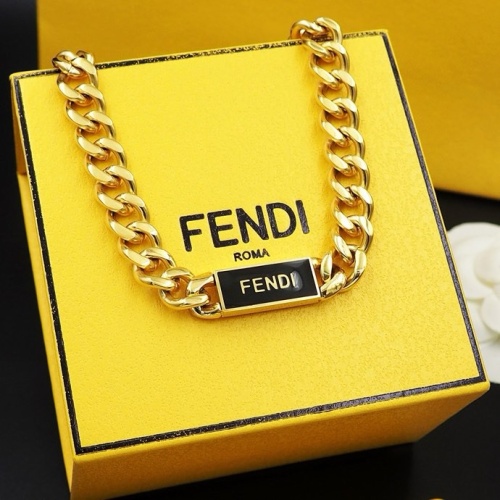 Replica Fendi Necklaces #1239153 $29.00 USD for Wholesale