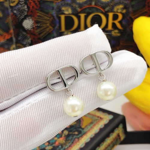 Replica Christian Dior Earrings For Women #1239157 $25.00 USD for Wholesale