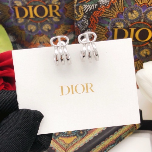 Replica Christian Dior Earrings For Women #1239159 $25.00 USD for Wholesale