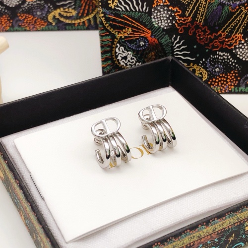 Replica Christian Dior Earrings For Women #1239159 $25.00 USD for Wholesale