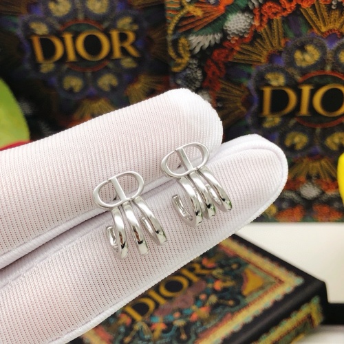 Replica Christian Dior Earrings For Women #1239159 $25.00 USD for Wholesale