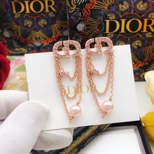 Replica Christian Dior Earrings For Women #1239161 $29.00 USD for Wholesale