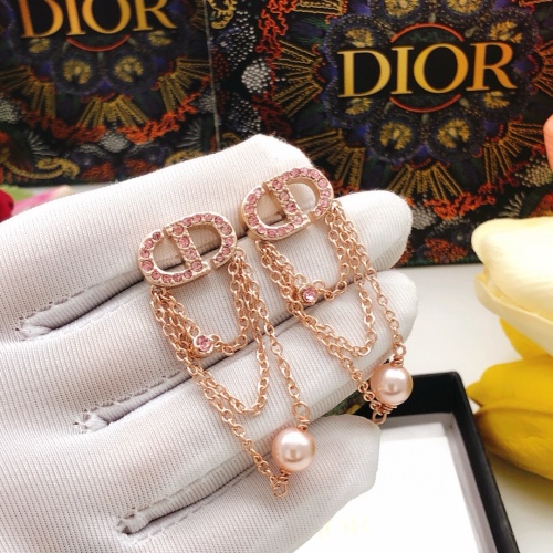 Replica Christian Dior Earrings For Women #1239161 $29.00 USD for Wholesale