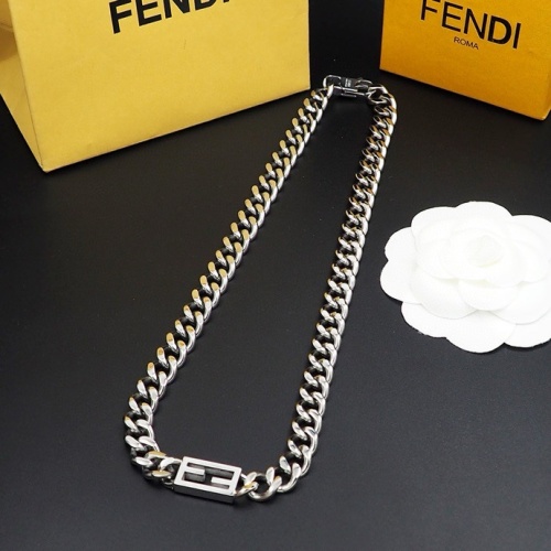 Wholesale Fendi Necklaces #1239165 $29.00 USD, Wholesale Quality Replica Fendi Necklaces