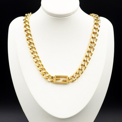 Replica Fendi Necklaces #1239166 $29.00 USD for Wholesale