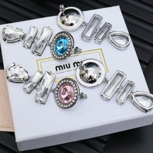 Replica MIU MIU Earrings For Women #1239209 $34.00 USD for Wholesale