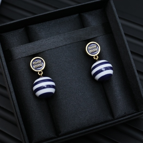 Wholesale MIU MIU Earrings For Women #1239211 $34.00 USD, Wholesale Quality Replica MIU MIU Earrings