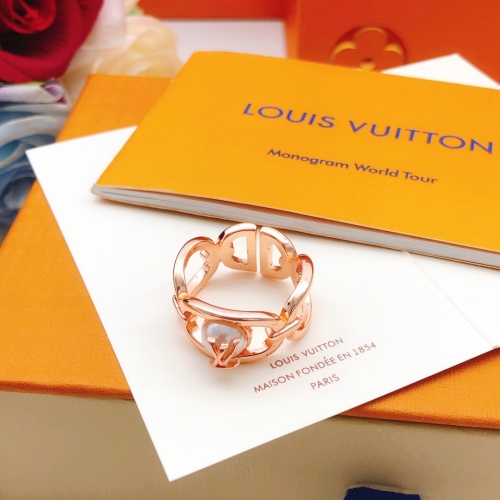 Replica Louis Vuitton LV Rings For Women #1239237 $29.00 USD for Wholesale