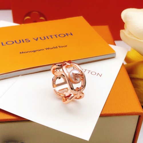 Replica Louis Vuitton LV Rings For Women #1239237 $29.00 USD for Wholesale