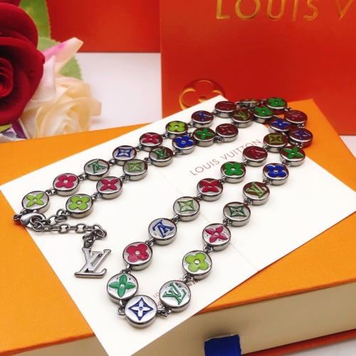 Wholesale Louis Vuitton Necklaces #1239240 $56.00 USD, Wholesale Quality Replica Louis Vuitton Necklaces