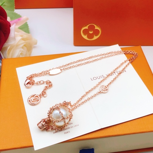 Wholesale Louis Vuitton Necklaces #1239252 $34.00 USD, Wholesale Quality Replica Louis Vuitton Necklaces