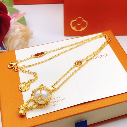 Wholesale Louis Vuitton Necklaces #1239255 $34.00 USD, Wholesale Quality Replica Louis Vuitton Necklaces