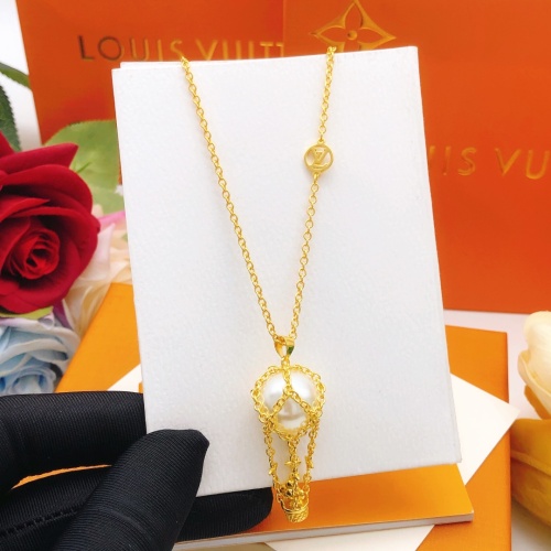 Replica Louis Vuitton Necklaces #1239255 $34.00 USD for Wholesale