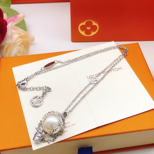 Wholesale Louis Vuitton Necklaces #1239256 $34.00 USD, Wholesale Quality Replica Louis Vuitton Necklaces