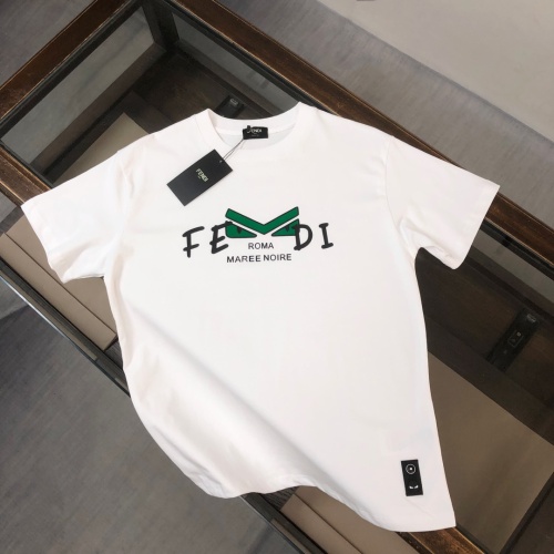 Wholesale Fendi T-Shirts Short Sleeved For Unisex #1239281 $41.00 USD, Wholesale Quality Replica Fendi T-Shirts