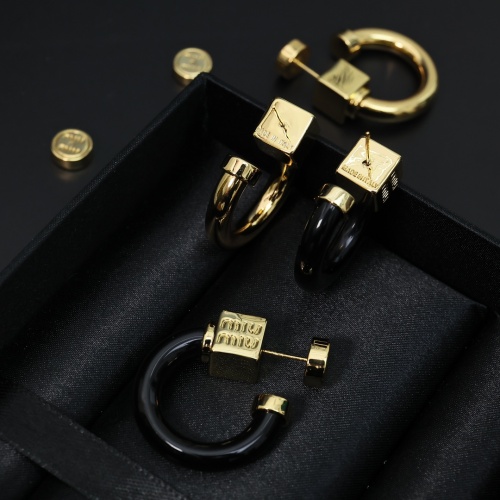 Replica MIU MIU Earrings For Women #1239283 $32.00 USD for Wholesale