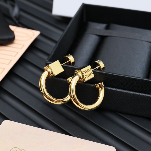 Wholesale MIU MIU Earrings For Women #1239287 $32.00 USD, Wholesale Quality Replica MIU MIU Earrings