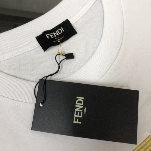 Replica Fendi T-Shirts Short Sleeved For Unisex #1239291 $41.00 USD for Wholesale