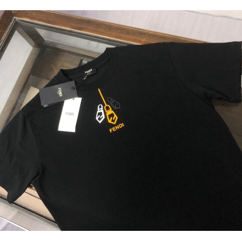 Replica Fendi T-Shirts Short Sleeved For Unisex #1239293 $41.00 USD for Wholesale