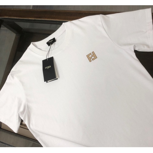 Replica Fendi T-Shirts Short Sleeved For Unisex #1239304 $41.00 USD for Wholesale