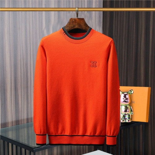 Wholesale Hermes Sweaters Long Sleeved For Men #1239324 $48.00 USD, Wholesale Quality Replica Hermes Sweaters