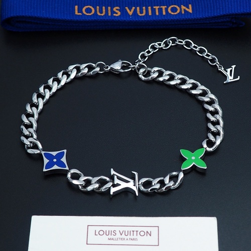 Replica Louis Vuitton LV Bracelets For Men #1239334 $25.00 USD for Wholesale