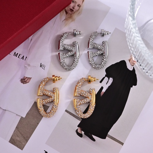 Replica Valentino Earrings For Women #1239432 $34.00 USD for Wholesale