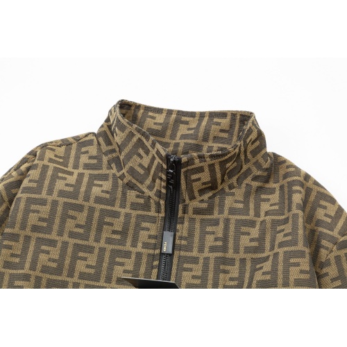 Replica Fendi Jackets Long Sleeved For Men #1239450 $88.00 USD for Wholesale