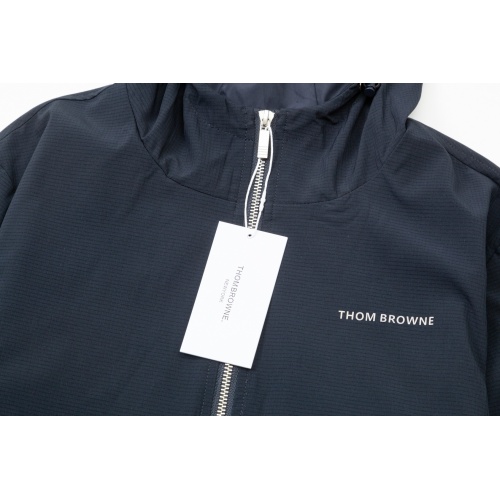 Replica Thom Browne Jackets Long Sleeved For Men #1239522 $88.00 USD for Wholesale