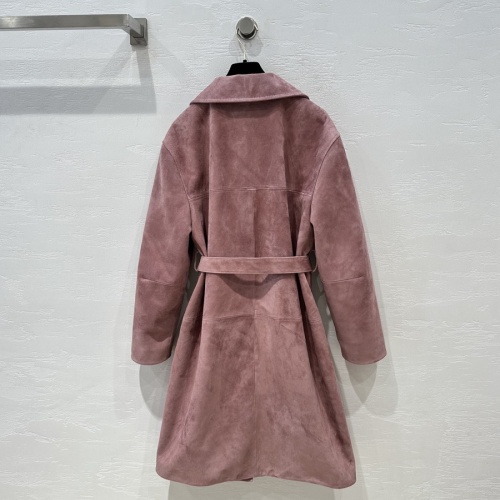 Replica MIU MIU Coat Long Sleeved For Women #1239556 $108.00 USD for Wholesale